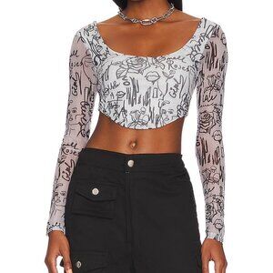 Superdown Kora Mesh Top